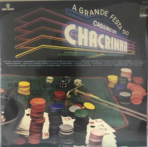 Lp Vinil A Grande Festa Do Cassino Do Chacrinha - 1983 - Mv (Usado)