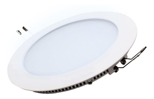 Plafon Led Redondo De Embutir Luz Blanca 9w