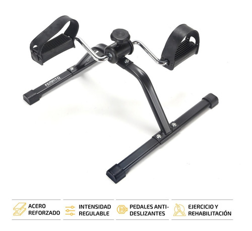 Imagen 2 de 8 de Bicicleta Fija Pedalera Rehabilita Piernas Y Brazos Portatil