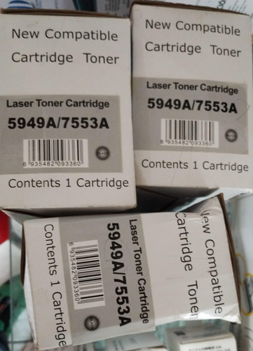 Lote De Toner Orignal Y Generico, Para Inpresoras Laser Negro (Usado)