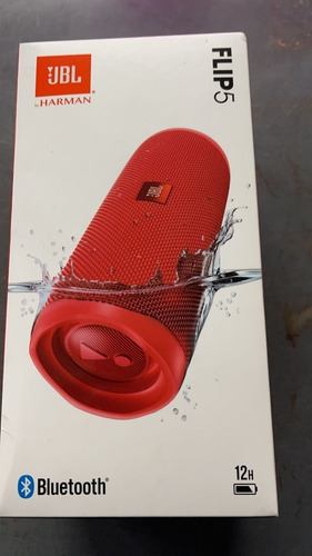 Parlante JBL Flip 5 JBLFLIP5BLUAM portátil con bluetooth waterproof sand