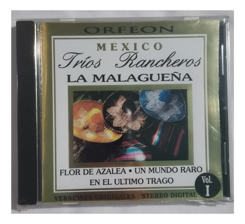 Tríos Rancheros La Malagueña Cd Original Nuevo Sellado 