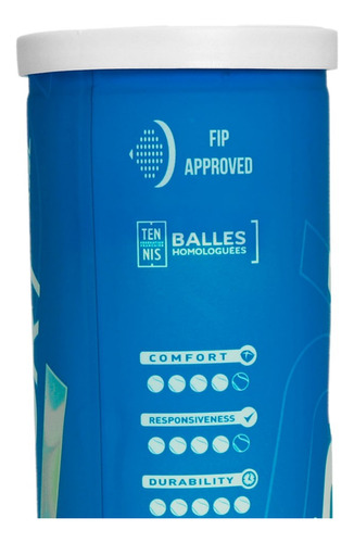 Bola De Padel Babolat Court - Pack Com 6 Tubos