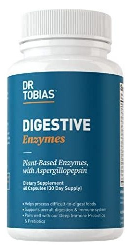 Enzimas Super Digestivas A Cbase De Hierbas Dr. Tobias 60 Ca