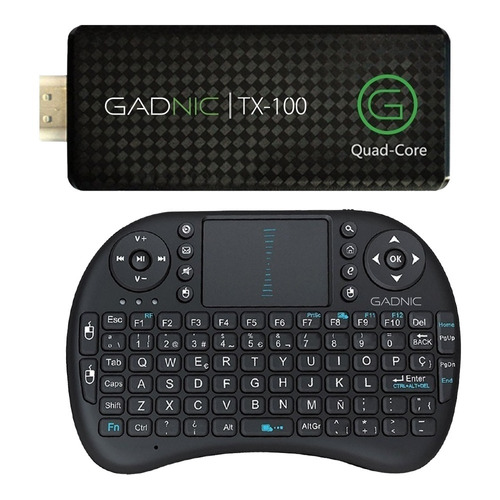 Mini Tv Android Tv Box Quadcore Hdmi + Teclado Combo Smart