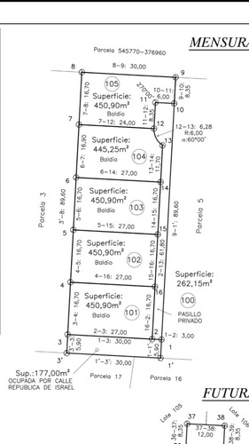 Imagen 2 de 22 de Se Vende Lote De 450 M2 Con Escritura Y Posibilidad De Financiación, Unquillo!!