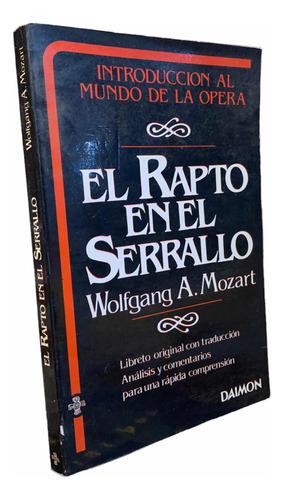 Mozart El Rapto En El Serrallo Bilingüe Aleman-español 