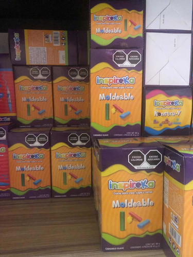 Moldeable Caramelo Suave Inspireka 8 Pz De 45 G C/u