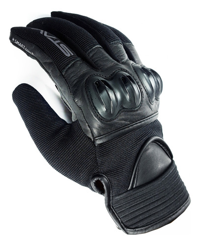 Guantes Moto Stav Base Protection Shock Control Color Negro Talle L