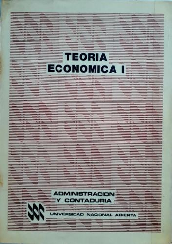 Libro Teoría Económica 1  (2 Libros) - Univ. Nac. Abierta
