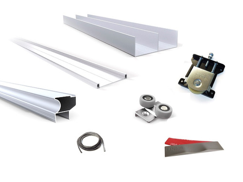 Kit Frente De Placard Aluminio 3 Mts 3 Puertas Grupo Euro