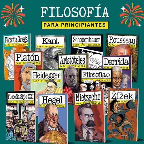 Pack 10 Libros Filosofía Para Principiantes - Nuevos