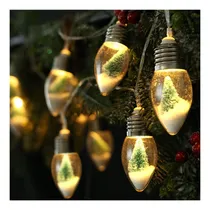 Comprar Luces Tipo Globo Nieve Nieve, 2 Unidades, Para Decoración In
