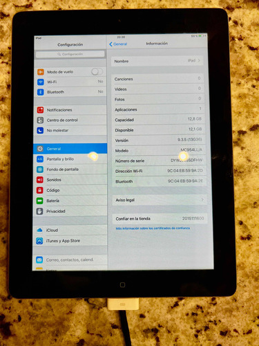 Apple iPad 2 Gen 2011 A1395 Black 