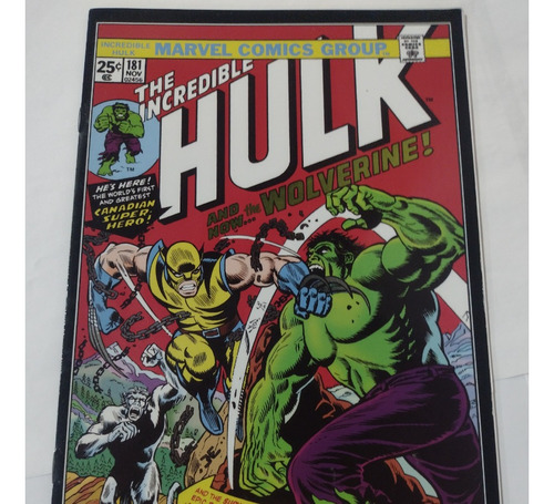 Hulk Marvel Clasicos Primera Aparicion De Wolverine 
