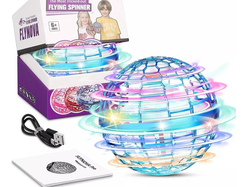 Flynova Bola Voladora Boomerang Con Luces Juguete Divertido 