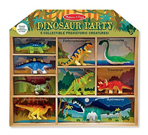 Set De Juegos De Dinosaurios Minuatura En Estuche, Melissa Y