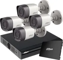 Comprar Kit Seguridad Dahua Full Hd Dvr 8 +disco 1tb Instalado + 4 Camaras 2mp 1080 Exterior Infrarrojas \u002F Domo Interiores + Ip 