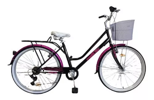 Bicicleta Paseo de Mujer Gama City Roja Aro 26