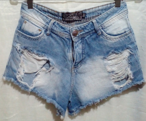 Shorts Jeans Cristal Wear Blue