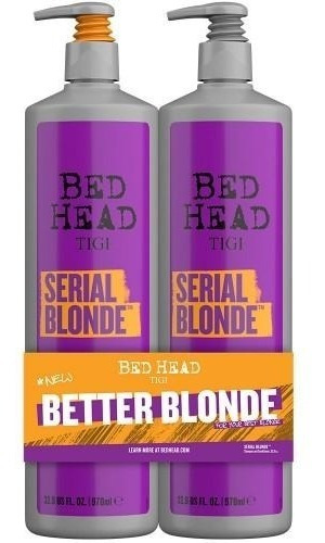 Tigi Serial Blonde Shampoo Y Acondicionador 970ml