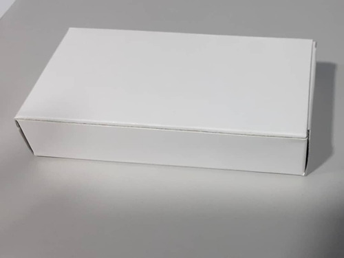 Caja De Cartón Blanco De 14x7x3cm De 0.55mm De  