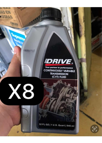 8 Botes De 946ml Aceite Transmisión Automática Cvt Drive