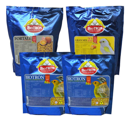 Kit 2 Tico Tico 500g + 1 Gran Mix 22 1kg + 1 Fortall 1kg
