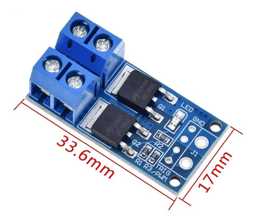 Driver Mosfet 15a 400w Regulador Pwm Arduino Rpi
