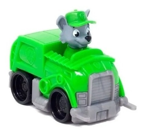 Paw Patrol Mini Vehiculo Con Figura Fija Rocky Int 16709