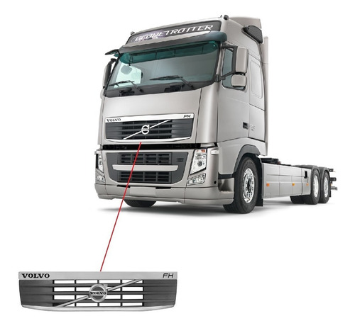 Grade Superior Volvo Fh De 2010 A 2014 - Completa