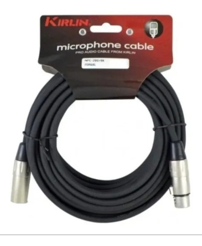 Cable Para Micrófono Xlr-xlr Balanceado 6 Metros Kirlin
