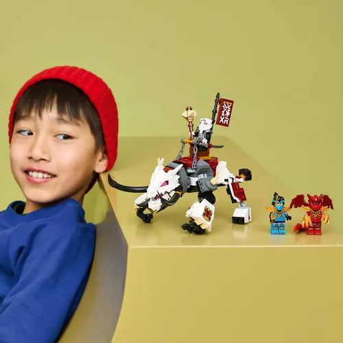 LEGO NINJAGO Zilvar e Grimtak, o Dragão Feral 71863; Figura de
