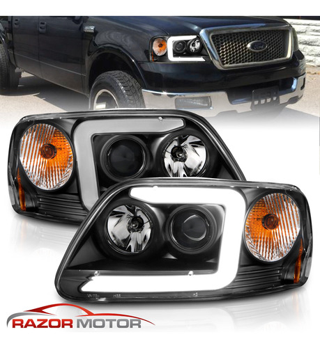 Par Faro Negro Led Ford F-150 Harley-davidson 2001 5.4l