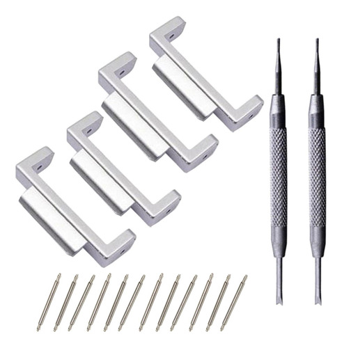 16 Watch Strap Adaptadores Kit Para Casio G-choque Prata
