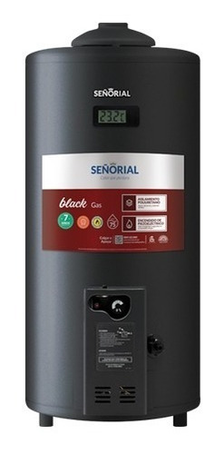 Termotanque Gas Natural 75 Lts Señorial 330090 Col. Black