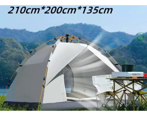 Pack Carpa 4 Personas 2 Colchonetas Camping Carpa Automatica