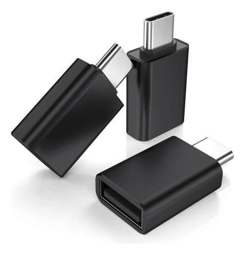 3 Adaptadores Otg Usb Tipo C Macho A Usb A Hembra 3.0 5gbps 