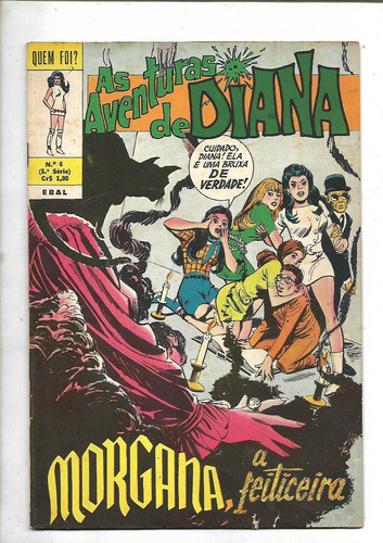 Mulher Maravilha Aventuras Diana Nº 6 Ebal Mar 1973 Original