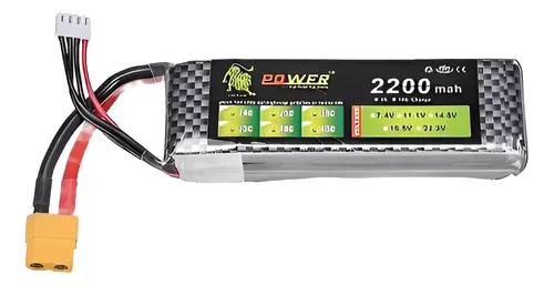 ゆう Bateria Lipo Ultra - 7.4v - 2s - 2200mah Xt60 Automodelo