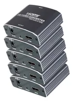 Comprar Kit 5 Conversores Hdmi Para Vga Com Áudio Rca - 1080p Fullhd