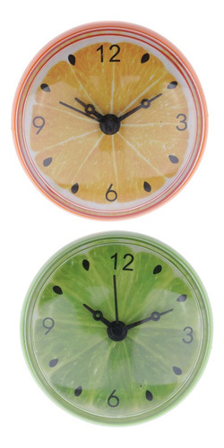 Mini Reloj De Ducha Impermeable For Baño, 2 Piezas