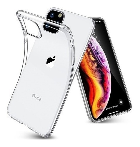 Funda Transparente Para iPhone 11 + Vidrio Full 9d