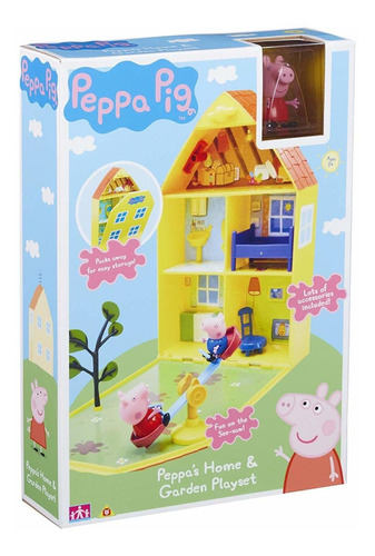 Peppa Pig - Casa De Juego Y Jardín - Original - Envío Gratis