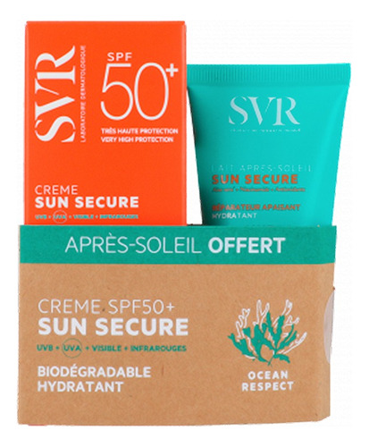  Kit Svr Creme Sun Secure Spf50 + Lait Apres Soleil