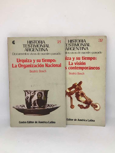 Imagen 1 de 9 de Historia Testimonial Argentina Volumen 21 Y 32 Beatriz Bosch