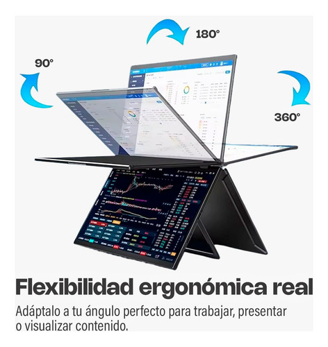 Extensor Doble Pantalla Para Notebook 15.6 Aq 60hz Win Mac