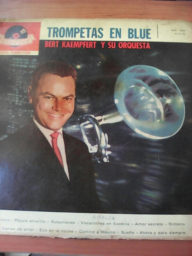 Disco Lp Trompetas En Blue / Bert Kaempfert / Jazz / 1971 