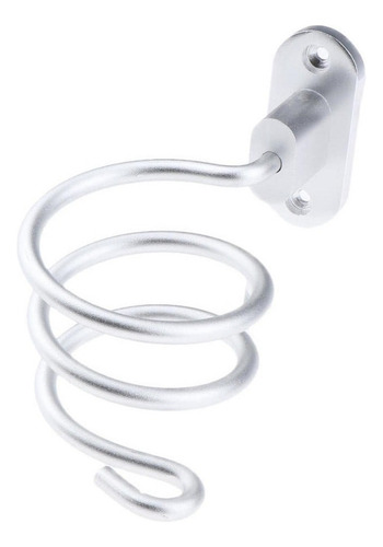 Estante De Secador De Pelo Titular Porta Percha Espiral