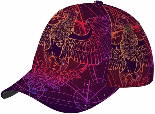 Alrbe Tin Gorras De Béisbol Alchemy Bird Animal Boho Mythica